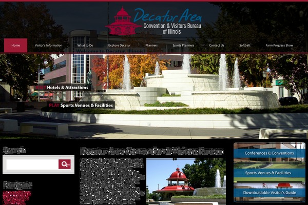 City-government theme site design template sample