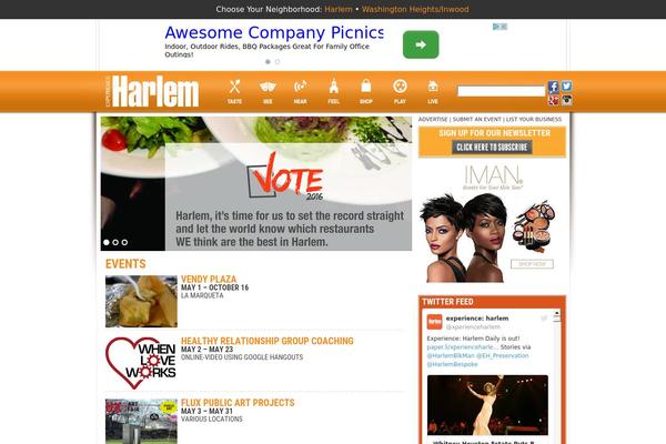 experienceharlem.com site used Theme_starter