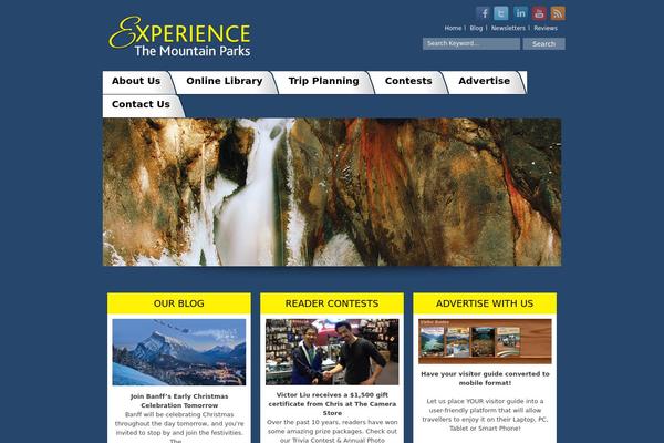 experiencemountainparks.com site used Scexperience
