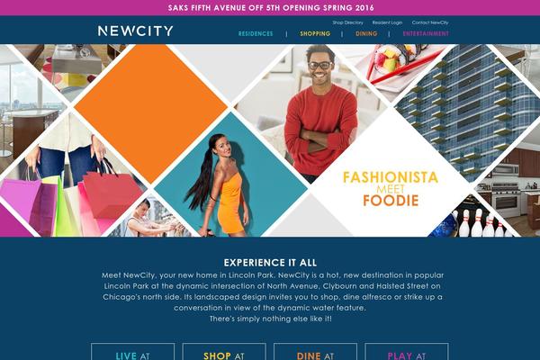 newcity theme websites examples