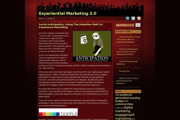 experientialmarketing20.com site used Experientialmarketing20