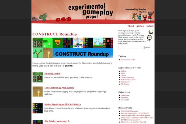 WordPress website example screenshot