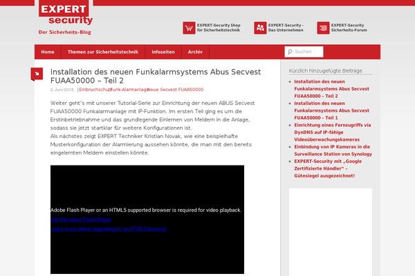 expert-security-blog.de site used Expert-security