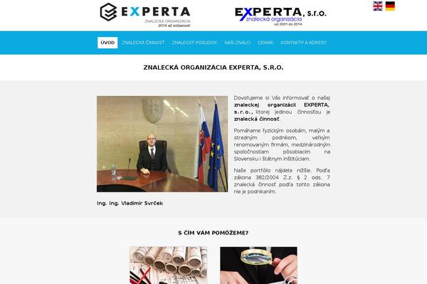 experta.sk site used Experta2