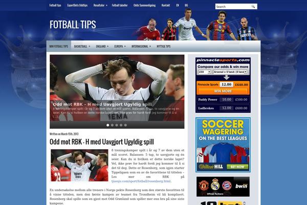 expertbet.info site used Footballsite-ready