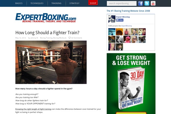 expertboxing.com site used Expertboxing