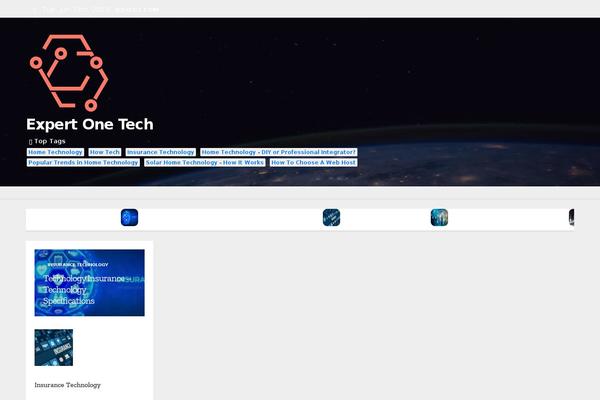 expertonetech.com site used News-zone