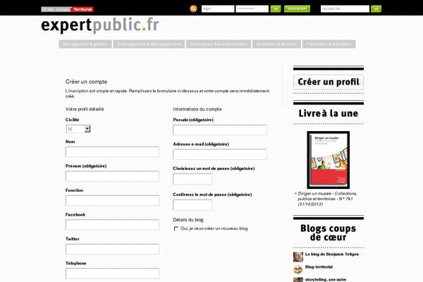 expertpublic.fr site used Lo