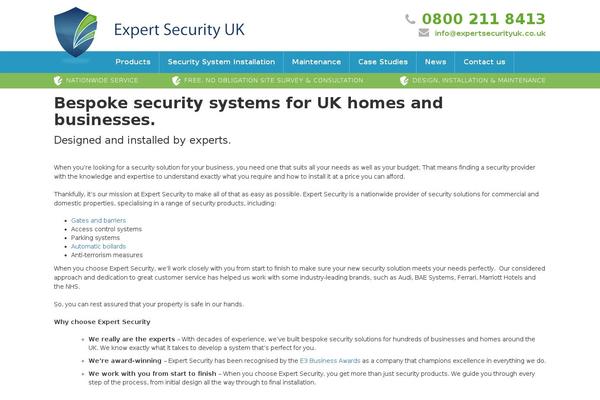 expertsecurityuk.co.uk site used Expert-security