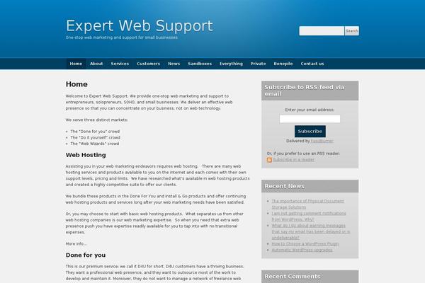 expertwebsupport.com site used Builder-acute-blue