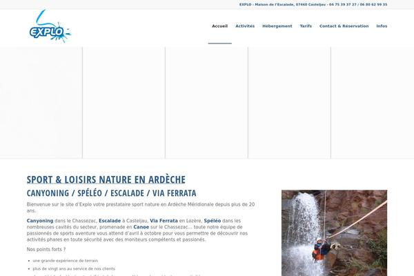 Enfold theme site design template sample
