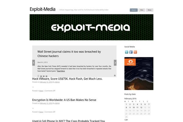 exploit-media.com site used Skeleton Plus
