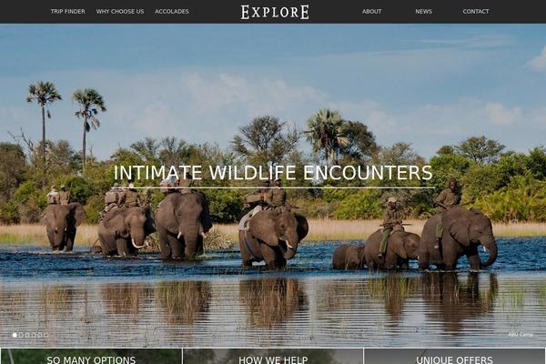 exploreAfrica2.0 WordPress theme, websites list used exploreAfrica2.0 theme exploreAfrica2.0 theme websites examples