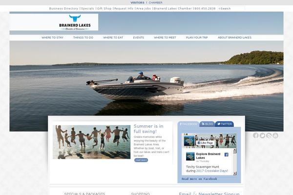 explorebrainerdlakes.com site used Explorebrainerdlakes