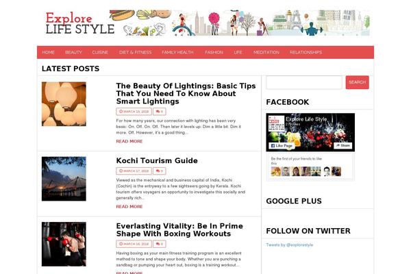 explorelifestyle.com site used Explorelifestyle