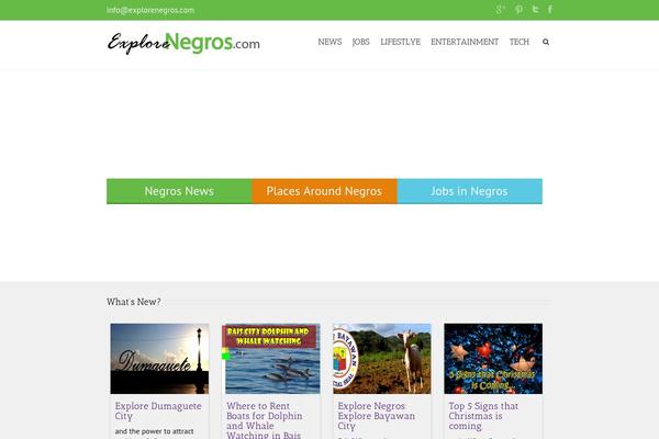 explorenegros.com site used Internsorg_theme
