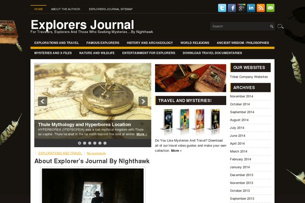 explorers-journal.com site used Navi