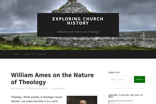 exploringchurchhistory.com site used Hemingway