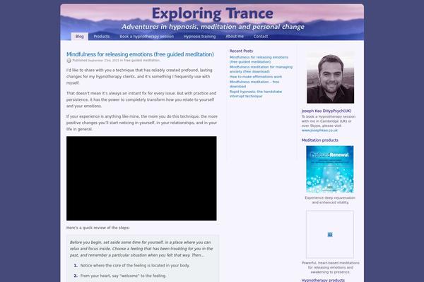 exploringtrance.com site used Technoblue