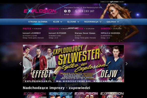 explosionclub.pl site used Explosion