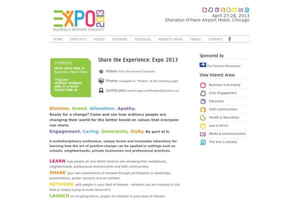 expo2013.us site used Pressevent