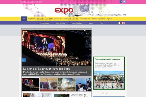 expo2015notizie.it site used Expo2015_it