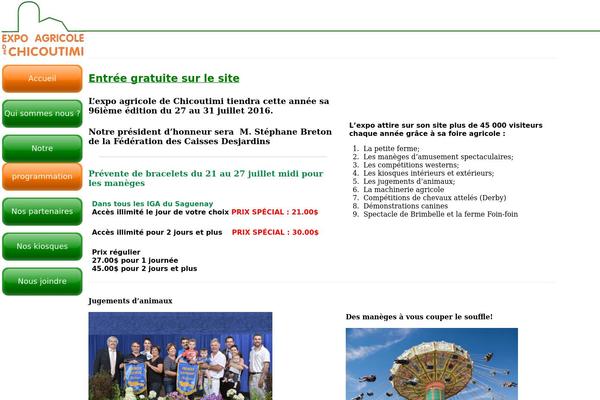 WordPress website example screenshot