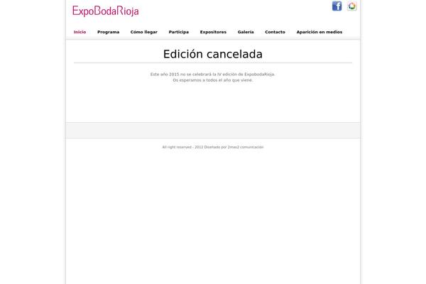 expobodarioja.com site used Nuevasclaveseducativas