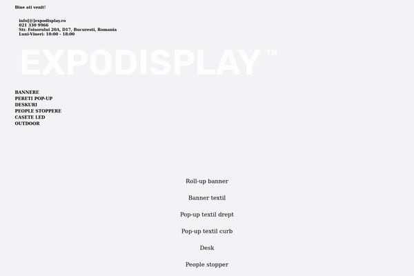expodisplay.ro site used Ricky