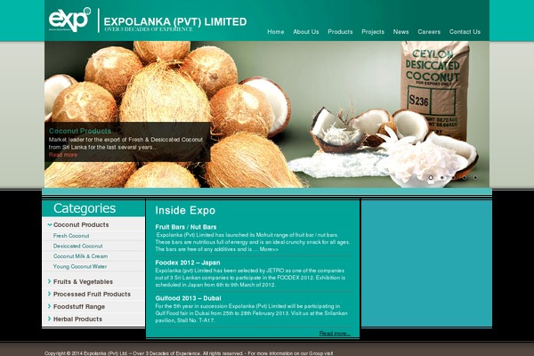 WordPress website example screenshot