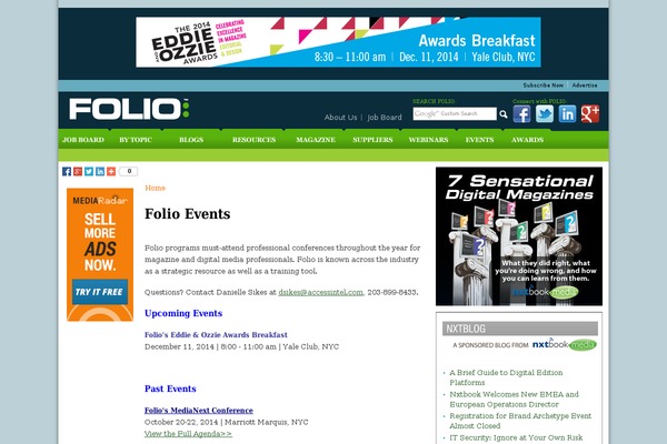 foliomag theme websites examples