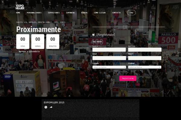 expomujer.com.mx site used Plan-up