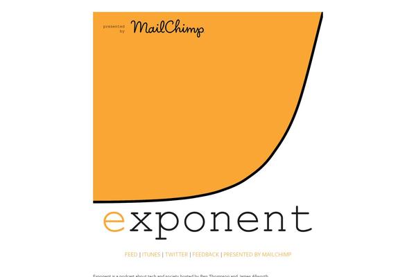 exponent.fm site used Accessible Zen