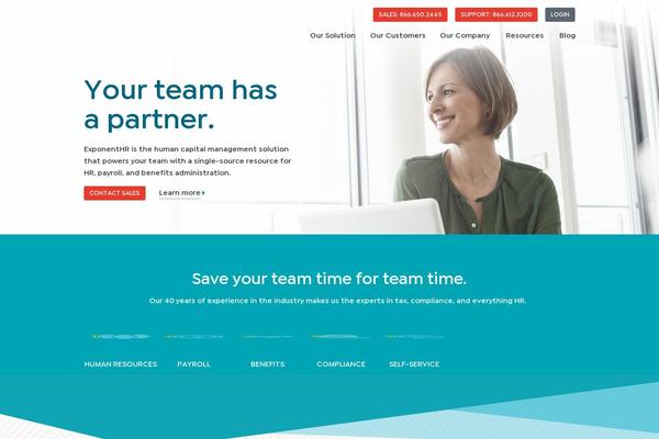 exponenthr.com site used Exponenthr