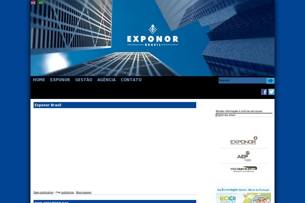 exponor.com.br site used Home2013