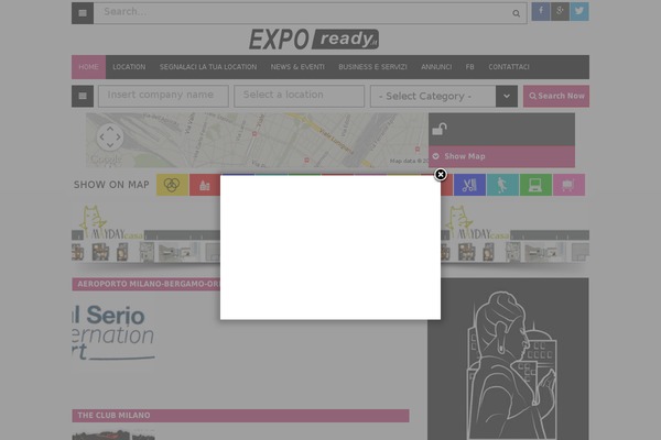 Metrodir theme site design template sample