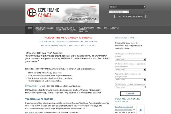 exportbank.ca site used Bp-business