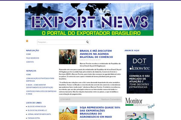 exportnews.com.br site used Exportnews