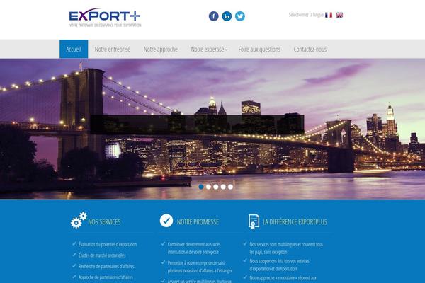 exportplus.ca site used Exportplus