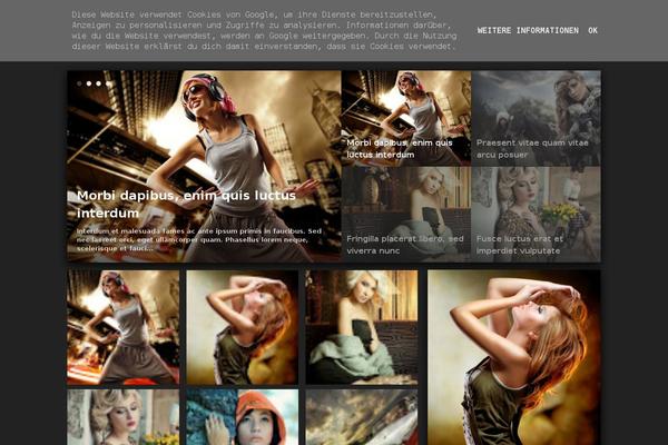 Nadia theme site design template sample