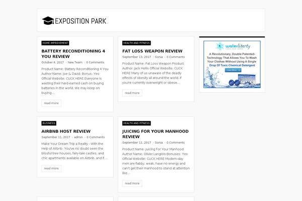 expositionpark.org site used Wpex-today