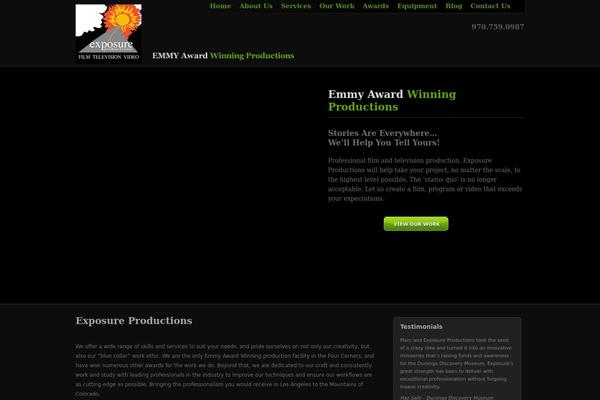 exposurefilms.com site used Tvelements-dark