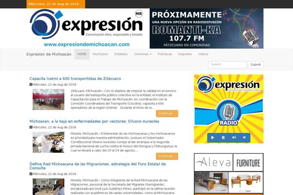 expresiondemichoacan.com site used SuperMag