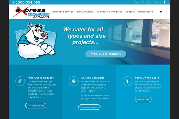 Enfold theme site design template sample