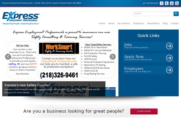 expressduluth.com site used Express_3_0_responsive