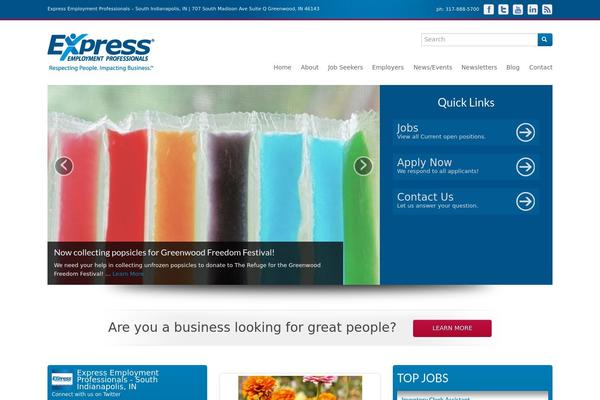 expressindysouth.com site used Express_3_0_responsive