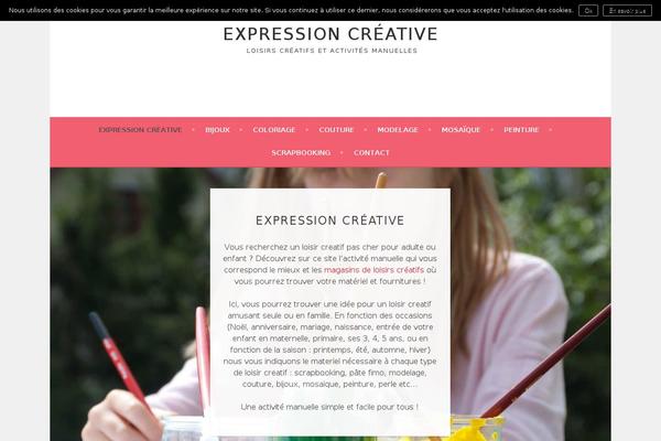 expressioncreative.me site used Sela