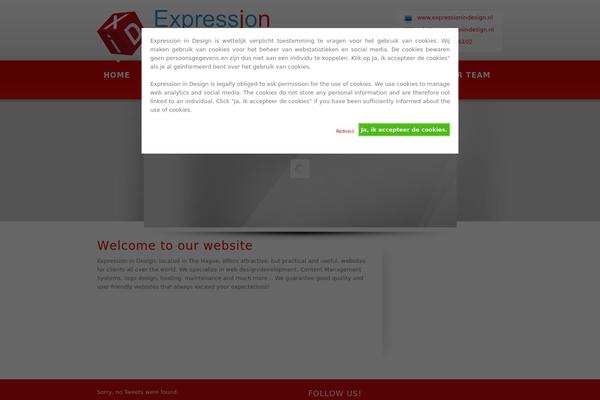 WordPress website example screenshot