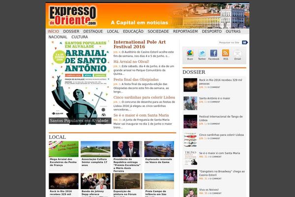 expressodooriente.com site used Mixnews