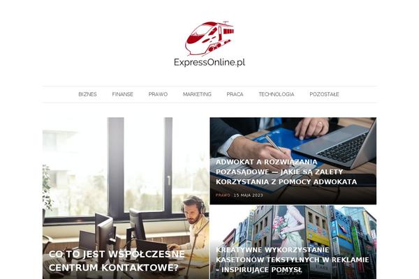 expressonline.pl site used Szablon
